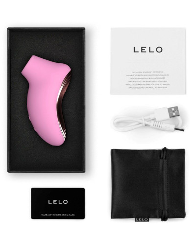 Звуковой стимулятор клитора LELO SONA 2 Travel Pink, тревел-версия, 12 режимов - Фото №3