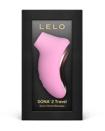Звуковой стимулятор клитора LELO SONA 2 Travel Pink, тревел-версия, 12 режимов - Фото №4