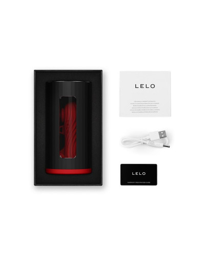 Смарт-мастурбатор LELO F1S V3 Red, 2 мотори, 8 режимів, стимуляція звуковими хвилями - Фото №3
