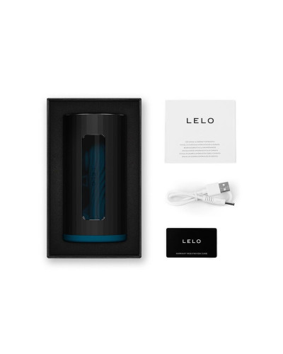 Смарт-мастурбатор LELO F1S V3 Teal, 2 мотори, 8 режимів, стимуляція звуковими хвилями - Фото №3