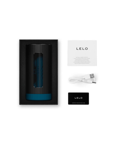 Смарт-мастурбатор LELO F1S V3 XL Teal, увеличенный, 2 мотора, 8 режимов, стимуляция звуковыми волнами - Фото №3