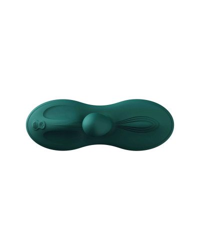 Вібратор Zalo – Flora Turquoise Green - Фото №5