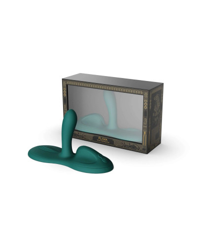 Вібратор Zalo – Flora Turquoise Green - Фото №7