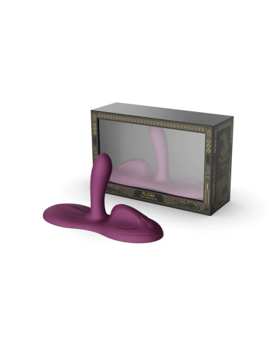 Вібратор Zalo – Flora Velvet Purple - Фото №5