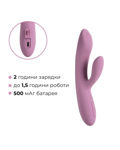 Смарт вибратор-кролик с жемчужной стимуляцией точки G Svakom Trysta Neo - Фото №7