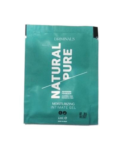 Пробник гель-лубриканта для чувствительной кожи Driminals Natural Pure (4 мл) - Фото №1