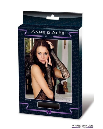 Мітенки сітка Anne De Ales Black - Фото №2