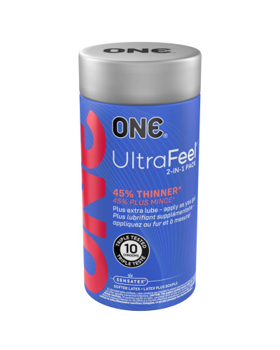 Презервативы ONE Ultra Feel 10 шт, подарочная упаковка тюб - Фото №1