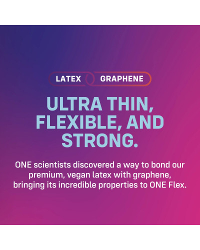 Презервативи ONE Flex Graphene Condom 10 шт, подарункова упаковка тюб - Фото №4