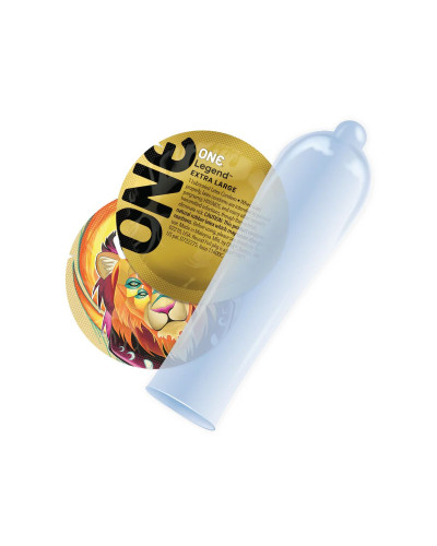 Презервативи ONE Legend Extra Large 12 шт, подарункова упаковка тюб - Фото №2