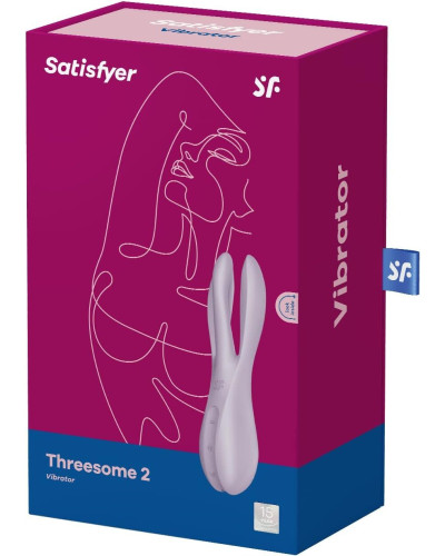 Клиторальный вибратор Satisfyer Threesome 2 Violet - Фото №7