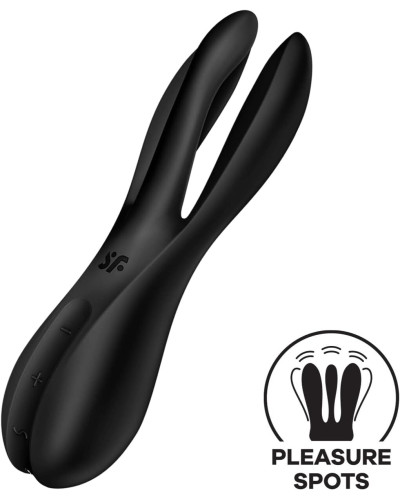 Кліторальний вібратор Satisfyer Threesome 2 Black - Фото №1