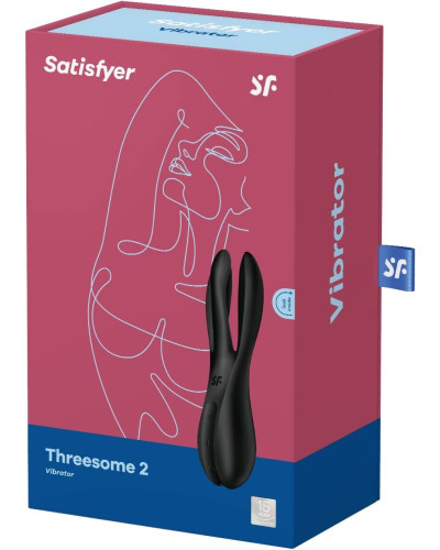 Кліторальний вібратор Satisfyer Threesome 2 Black - Фото №7