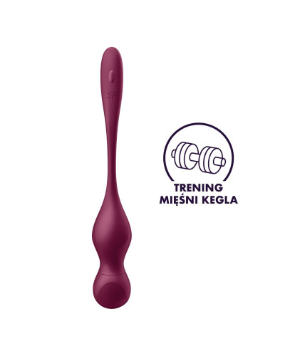 Вагинальные шарики с вибрацией Satisfyer Love Birds Vary Connect App - Фото №2