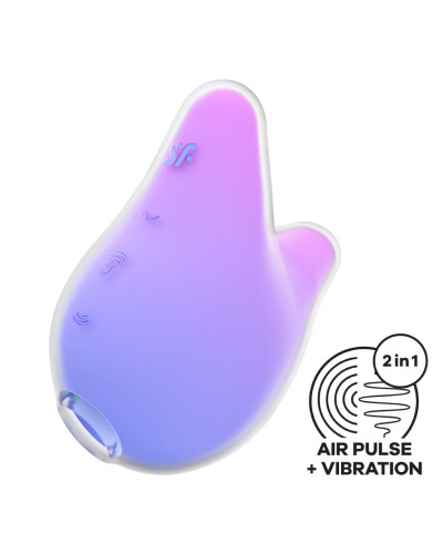 Вакуумный клиторальный стимулятор Satisfyer Mermaid Vibes Violet/Pink - Фото №1