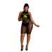 Сукня-бодістокінг Moonlight Plus Model 06 XL-XXXL Black (м'ята упаковка!!!) - Фото №1