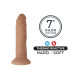 Торс с фаллоимитатором на присоске SilexD Apollo L Male Torso Caramel - Фото №3