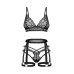 Комплект Obsessive Blomentis 3-pcs set XL/2XL - Фото №3