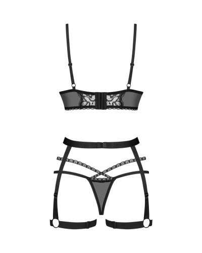Комплект Obsessive Blomentis 3-pcs set XL/2XL - Фото №4