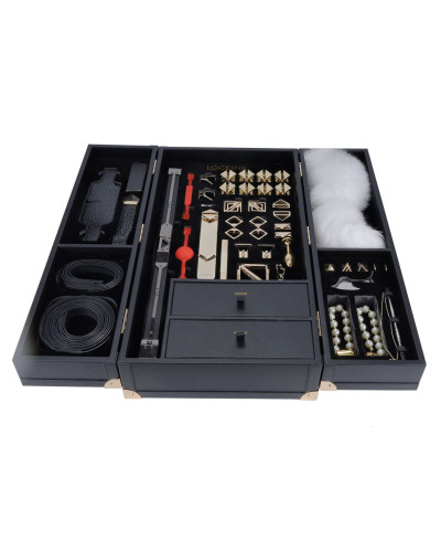 БДСМ-набор LOCKINK All-in-1 BDSM Play Kit - Crocodile Leather - Фото №2