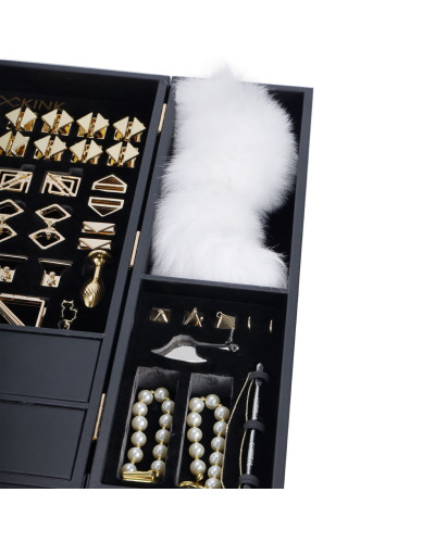 БДСМ-набор LOCKINK All-in-1 BDSM Play Kit - Crocodile Leather - Фото №5