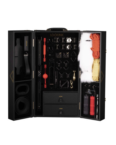 БДСМ-набор LOCKINK All-in-1 BDSM Play Kit - Black Color - Фото №1