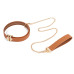 Поводок LOCKINK Tied Collar with Leash Set - Brown - Фото №1