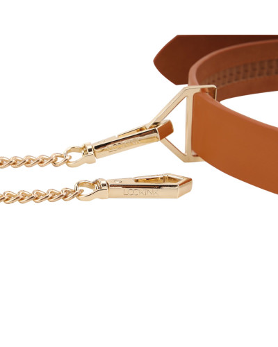Поводок LOCKINK Tied Collar with Leash Set - Brown - Фото №3
