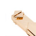 Регулируемая шлепалка LOCKINK Adjustable Slapper for Impact Play - Brown - Фото №5