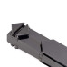Регулируемая шлепалка LOCKINK Adjustable Slapper for Impact Play - Black - Фото №2