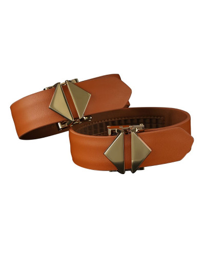 Набор из 8 ремней для связывания LOCKINK 8-Bondage-Straps Restraint Set - Brown - Фото №8