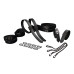 Набор из 8 ремней для связывания LOCKINK 8-Bondage-Straps Restraint Set - Black - Фото №1