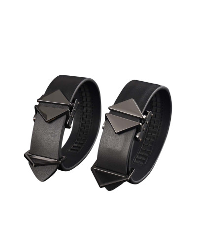 Набор из 8 ремней для связывания LOCKINK 8-Bondage-Straps Restraint Set - Black - Фото №4
