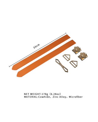 Наручники LOCKINK Wristcuffs/Anklecuffs Brown Set - Фото №7