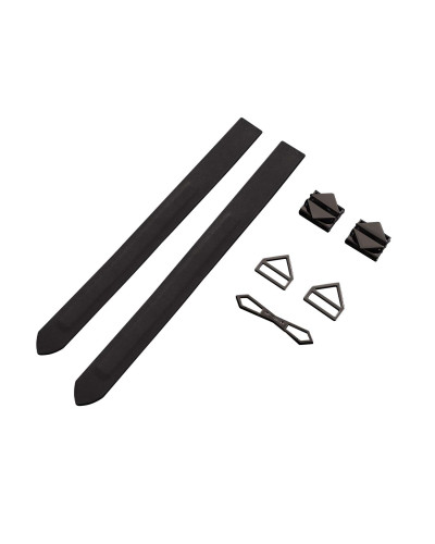 Наручники LOCKINK Wristcuffs/Anklecuffs Black Set - Фото №8