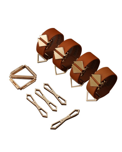 Набір для зв'язування LOCKINK Hogtie Set - Brown - Фото №1
