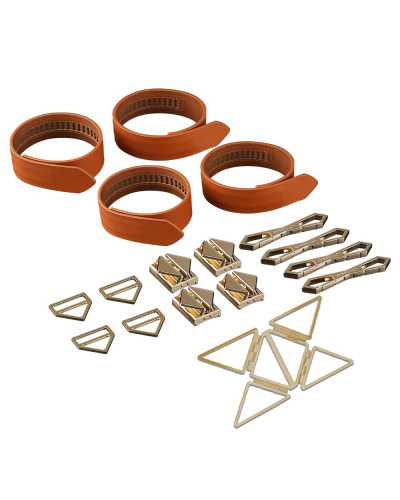 Набір для зв'язування LOCKINK Hogtie Set - Brown - Фото №2