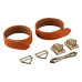 Набір для зв'язування LOCKINK Hogtie Set - Brown - Фото №7