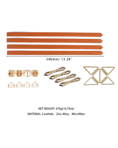 Набір для зв'язування LOCKINK Hogtie Set - Brown - Фото №8