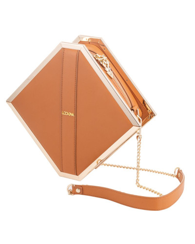 Сумка LOCKINK Mysterious Square Kink Bag - Brown - Фото №1