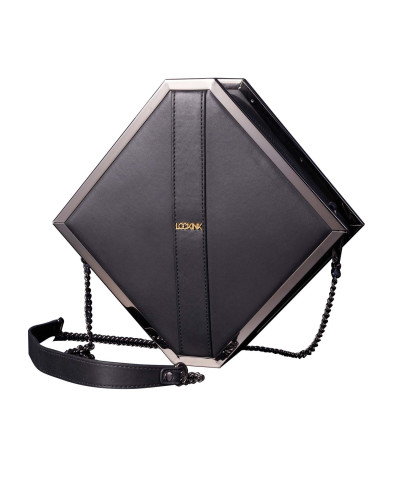 Сумка LOCKINK Mysterious Square Kink Bag - Black - Фото №1