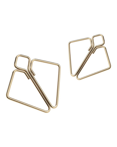 Затискачі для сосків з важкою підвіскою LOCKINK Nipple Clamps with Heavy Pendant - Golden - Фото №3
