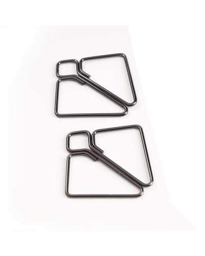Затискачі для сосків з важкою підвіскою LOCKINK Nipple Clamps with Heavy Pendant - Grey - Фото №2