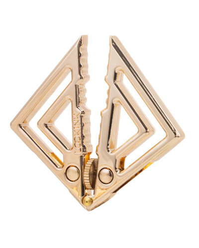 Затискачі для сосків з важкою підвіскою LOCKINK Adjustable Nipple Clamps with Heavy Pendant - Golden - Фото №2
