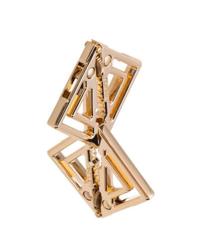 Затискачі для сосків з важкою підвіскою LOCKINK Adjustable Nipple Clamps with Heavy Pendant - Golden - Фото №5
