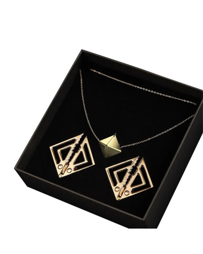 Затискачі для сосків з важкою підвіскою LOCKINK Adjustable Nipple Clamps with Heavy Pendant - Golden - Фото №9