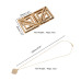Затискачі для сосків з важкою підвіскою LOCKINK Adjustable Nipple Clamps with Heavy Pendant - Golden - Фото №10