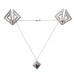 Затискачі для сосків з важкою підвіскою LOCKINK Adjustable Nipple Clamps with Heavy Pendant - Grey - Фото №1