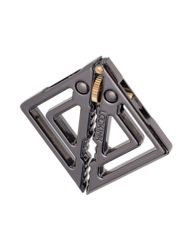 Затискачі для сосків з важкою підвіскою LOCKINK Adjustable Nipple Clamps with Heavy Pendant - Grey - Фото №3