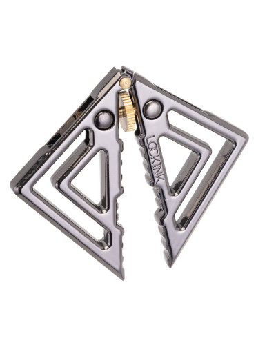 Затискачі для сосків з важкою підвіскою LOCKINK Adjustable Nipple Clamps with Heavy Pendant - Grey - Фото №4